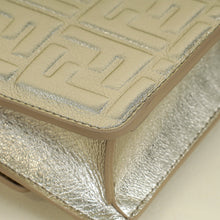 Fendi Metallic Gold Baguette Wallet On Chain