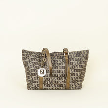 Fendi Tricolor Zucchino Shopping Tote Bag