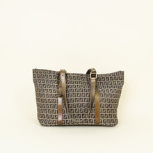 Fendi Tricolor Zucchino Shopping Tote Bag