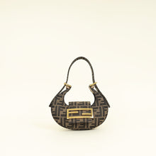 Fendi Tobacco FF Zucca Mini Cookie Bag