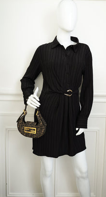 Fendi Tobacco FF Zucca Mini Cookie Bag