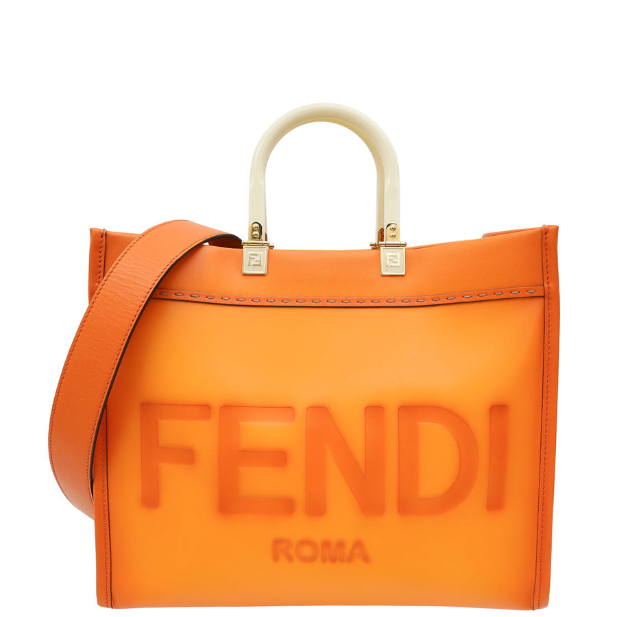 Fendi Orange Sunshine Medium Bag