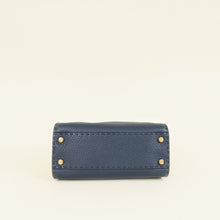 Fendi Navy Blue Peekaboo Selleria Essentially Mini Bag