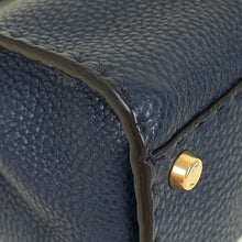Fendi Navy Blue Peekaboo Selleria Essentially Mini Bag