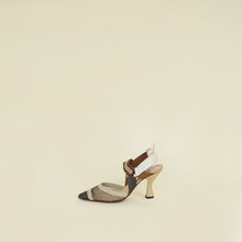 Fendi Multicolor Colibri Mesh Slingback Pump 38