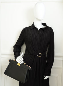 Fendi Black Peekaboo Top Handle Bag