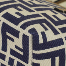 Fendi Tricolor FF Jacquard Mini Roll Bag