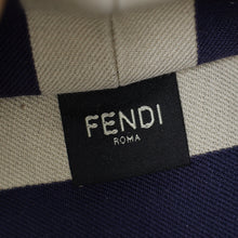 Fendi Tricolor FF Jacquard Mini Roll Bag