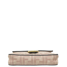 Fendi Peach FF Embroidery Baguette Medium Bag