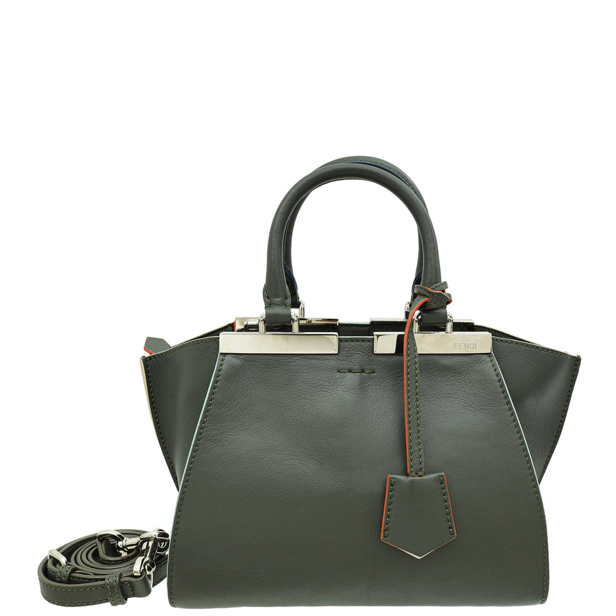 Fendi Olive Green 3 Jours Petite Bag