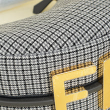 Fendi Grey Houndstooth Fendigraphy Hobo Bag