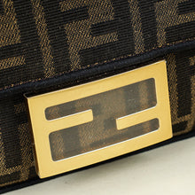 Fendi Tobacco FF Zucca Mini Baguette Bag