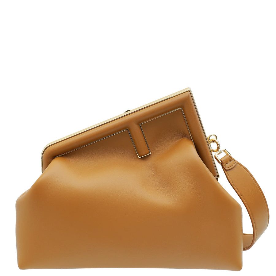 Fendi Caramel First Medium Bag