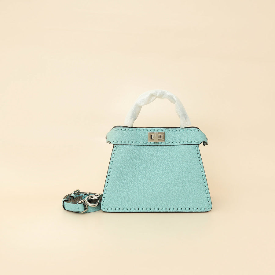 Fendi Aquifer Selleria Peekaboo ISeeU Petite Bag
