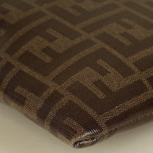 Fendi Brown FF Large Flat Wristlet Pouch