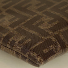Fendi Brown FF Large Flat Wristlet Pouch
