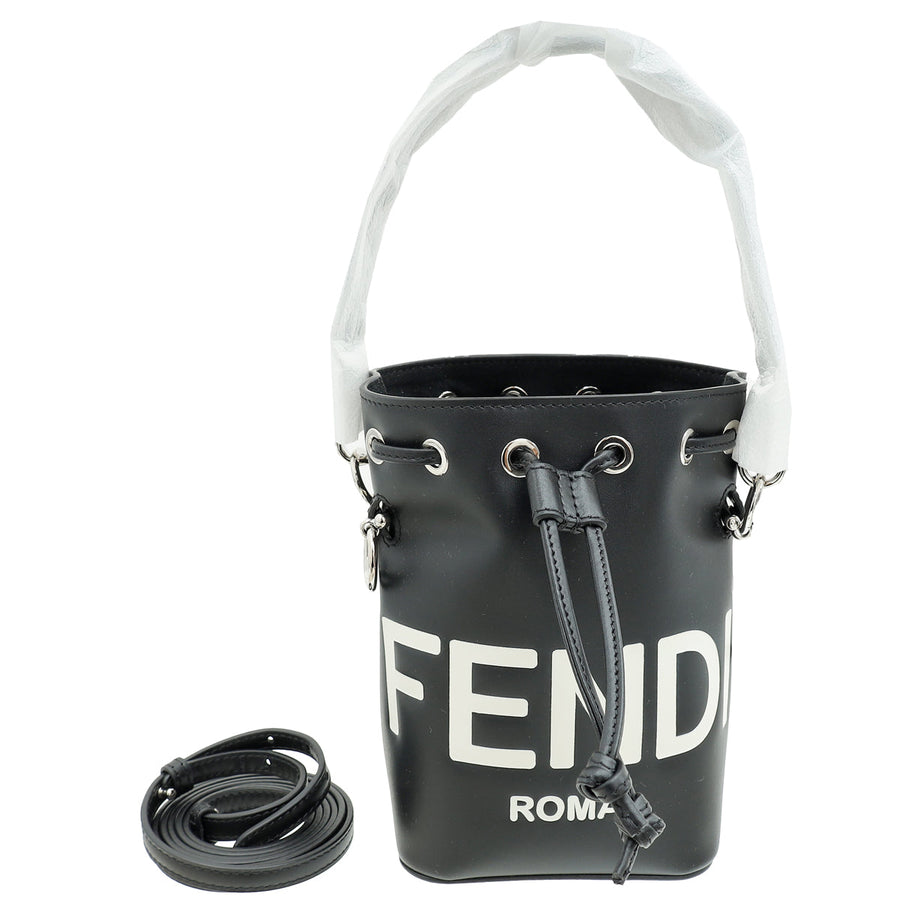 Fendi Black Mon Mini Tresor Bag