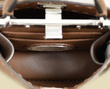 Fendi Brown Selleria Peekaboo ISeeU Petite Bag