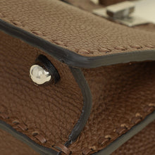 Fendi Brown Selleria Peekaboo ISeeU Petite Bag