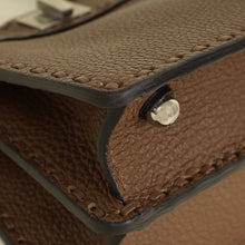 Fendi Brown Selleria Peekaboo ISeeU Petite Bag