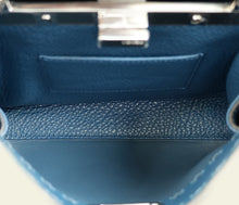 Fendi Navy Blue Selleria Mini Peekaboo Bag