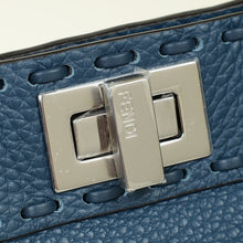 Fendi Navy Blue Selleria Mini Peekaboo Bag