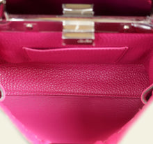 Fendi Dark Fuchsia Selleria Mini Peekaboo Bag
