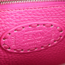 Fendi Dark Fuchsia Selleria Mini Peekaboo Bag