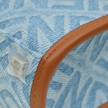 Fendi Bicolor Denim Mini Sunshine Shopper Bag