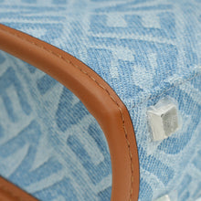 Fendi Bicolor Denim Mini Sunshine Shopper Bag