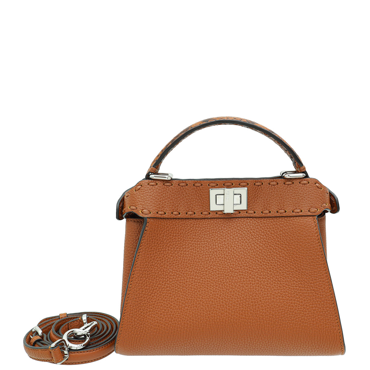 Fendi Bicolor Selleria Peekaboo Mini Bag