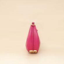 Fendi Hot Pink Vitello Grace Fendigraphy Hobo Medium Bag