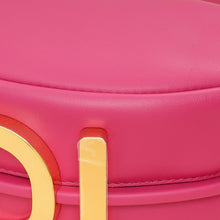 Fendi Hot Pink Vitello Grace Fendigraphy Hobo Medium Bag