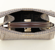 Fendi Tricolor Petite Peekaboo ISeeU Wool Bag