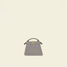 Fendi Tricolor Petite Peekaboo ISeeU Wool Bag