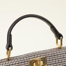 Fendi Tricolor Petite Peekaboo ISeeU Wool Bag