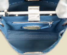 Fendi Dark Teal Selleria Mini  Peekaboo Bag