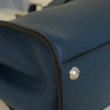 Fendi Dark Teal Selleria Mini  Peekaboo Bag