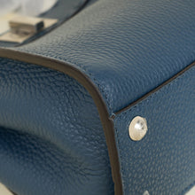 Fendi Dark Teal Selleria Mini  Peekaboo Bag