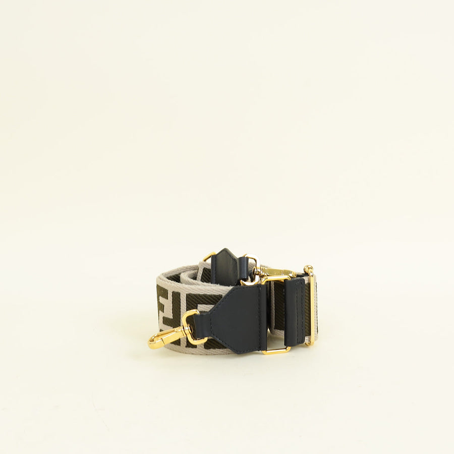 Fendi Bicolor FF Strap You Adjustable Bag Strap