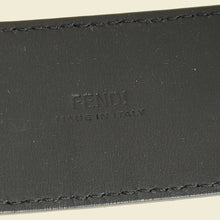 Fendi Tobacco FF Zucca 1974 Embossed Belt 36