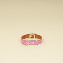 Fendi Bicolor Vitello Elite FF Reversible Bracelet
