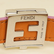 Fendi Bicolor Vitello Elite FF Reversible Bracelet