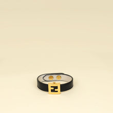 Fendi Bicolor Vitello Elite FF Reversible Bracelet