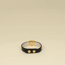 Fendi Bicolor Vitello Elite FF Reversible Bracelet