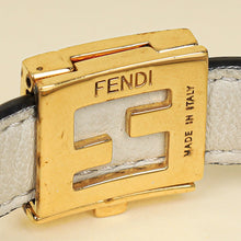 Fendi Bicolor Vitello Elite FF Reversible Bracelet