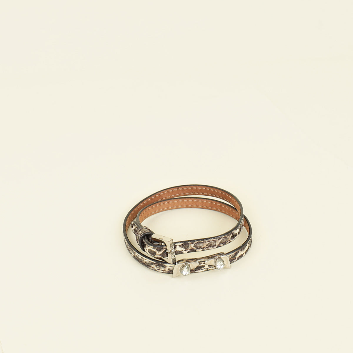 Fendi Bicolor Monster Double Wrap Bracelet
