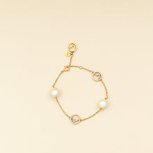 Fendi F is Fendi Crystal Pearl Bracelet
