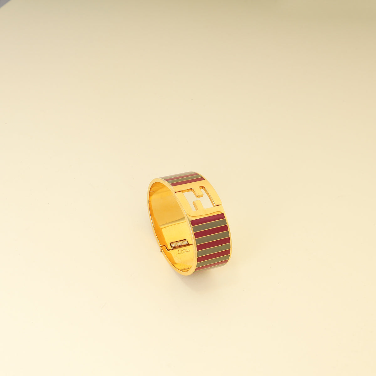 Fendi Multicolor FF Fendista Wide Bracelet