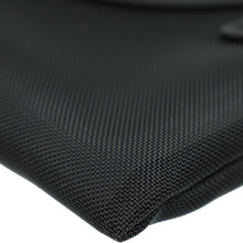 Fendi Black Logo Mesh Wristlet Pouch